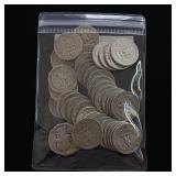 10 DOLLARS FACE  PRE-1965 WASHINGTON QUARTERS MIX  YEARS AS SEEN ON IMAGE  = 40 QUARTERS TOTAL