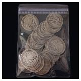 10 DOLLARS FACE  PRE-1965 WALKING LIBERTY HALF DOLLARS  YEARS AS SEEN ON IMAGE  = 20 HALF DOLLARS TOTAL