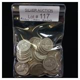 10 DOLLARS FACE  90% SILVER WASHINGTON QUARTERS  YEARS AS SEEN ON IMAGE = 1950