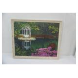 Framed Oil On Canvas 32