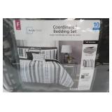 Comforter, Throw Pillows, and Shams