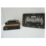 15x9" "The Last Supper" and 4 Bibles