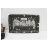 15x9" "The Last Supper" and 4 Bibles