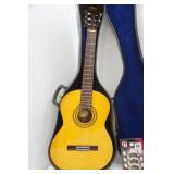 Washburn 6 String Guitar, Case, & Tuning Machine Head Set