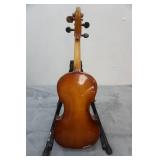 Vintage 1940s Strad Model Full Size Violin and Case with Bow