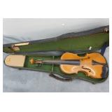 Vintage 1900s Stainer Model 3/4 Size Violin and Case with Bow