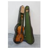 Vintage 1900s Stainer Model 3/4 Size Violin and Case with Bow