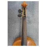 Vintage 1900s Stainer Model 3/4 Size Violin and Case with Bow