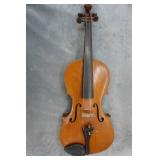 Vintage Early 1900s Strad Model Full Size Violin and Case with Bow