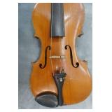 Vintage Early 1900s Strad Model Full Size Violin and Case with Bow