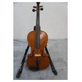 Vintage Early 1900s Strad Model Full Size Violin and Case with Bow