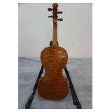 Vintage Early 1900s Strad Model Full Size Violin and Case with Bow