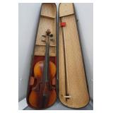 Vintage 1930s Full Size Klotz German Violin (w/Case & Bow)