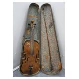 Vintage 1920s Stainer Violin with Bow and Case