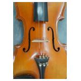 Vintage 1930s Strad Model Full Size Violin and Case with Bow