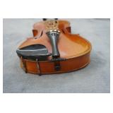 Vintage 1930s Strad Model Full Size Violin and Case with Bow