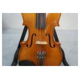 Vintage 1960s Student Model Full Size Violin and Case with Bow