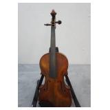 Vintage 1920s Guinneri Model Full Sized Violin and Case with Bow