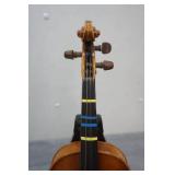 Vintage 1980s Student Model Full Size Violin and Case with Bow