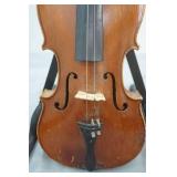 Vintage 1930s Steiner Full Size Violin and Case with Bow