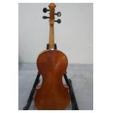 Vintage 1930s Steiner Full Size Violin and Case with Bow