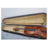 Vintage 1930s Steiner Full Size Violin and Case with Bow