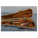 Vintage 1930s Guonneri Full Size Violin and Case with Bow