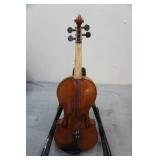 Vintage 1930s Guonneri Full Size Violin and Case with Bow
