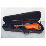 3/4 Size Violin (Klaus Mueller) with Case and Bow