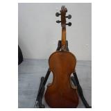 Vintage 1890s Strad Model 3/4 Size Violin with Case and Bow
