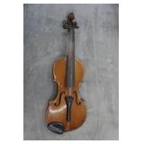 Vintage 1890s Strad Model 3/4 Size Violin with Case and Bow
