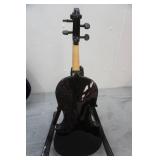 1960s Student Model Full Size Black Violin with Case & Bow