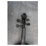1960s Student Model Full Size Black Violin with Case & Bow