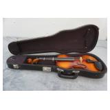 1980s Student Model 3/4 Size Rothenburg Violin with Vintage Case and Bow