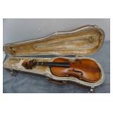 Vintage 1960s 3/4 Size Violin with Case