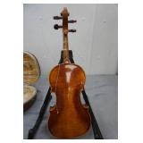 Vintage 1960s 3/4 Size Violin with Case