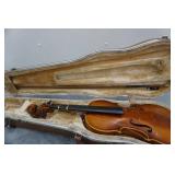 Vintage 1960s 3/4 Size Violin with Case