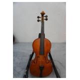 Vintage 1930s Full Size Violin and Case with Bow