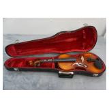 Modern Student Model Full Size Violin with Case and Bow