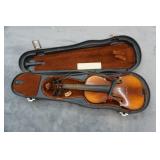 Vintage 1960s 1/8 Size Violin with Case