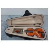 1/8 Size Violin with Case and bows