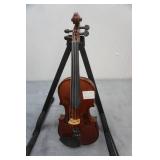 1/8 Size Violin with Case and bows