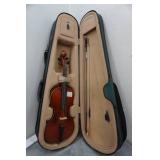 1/2 Size Violin with Case and bows