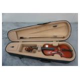 1/2 Size Violin with Case and bows