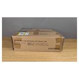 Brand New Furologee End Table with Storage Shelf and Fabric Drawer 2 Tiers Brown