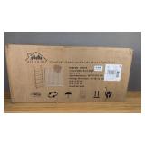 Brand New Wolawu 5 Tiers Ladder Shelf White Marble Modern Bookshelf Open Tall Wall Mount Bookcase $56.99 Retail