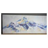 New Blue Mountain Canvas Painting 47"x19.5"