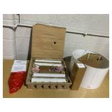 Faux Marble Stick Floor Lamp - Threshold