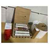 Faux Marble Stick Floor Lamp - Threshold