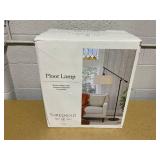 Cantilever Drop Pendant Swing Arm Floor Lamp Brown - Threshold